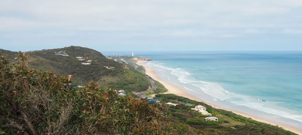 Scenic view of the coast from Ocean View Lookout