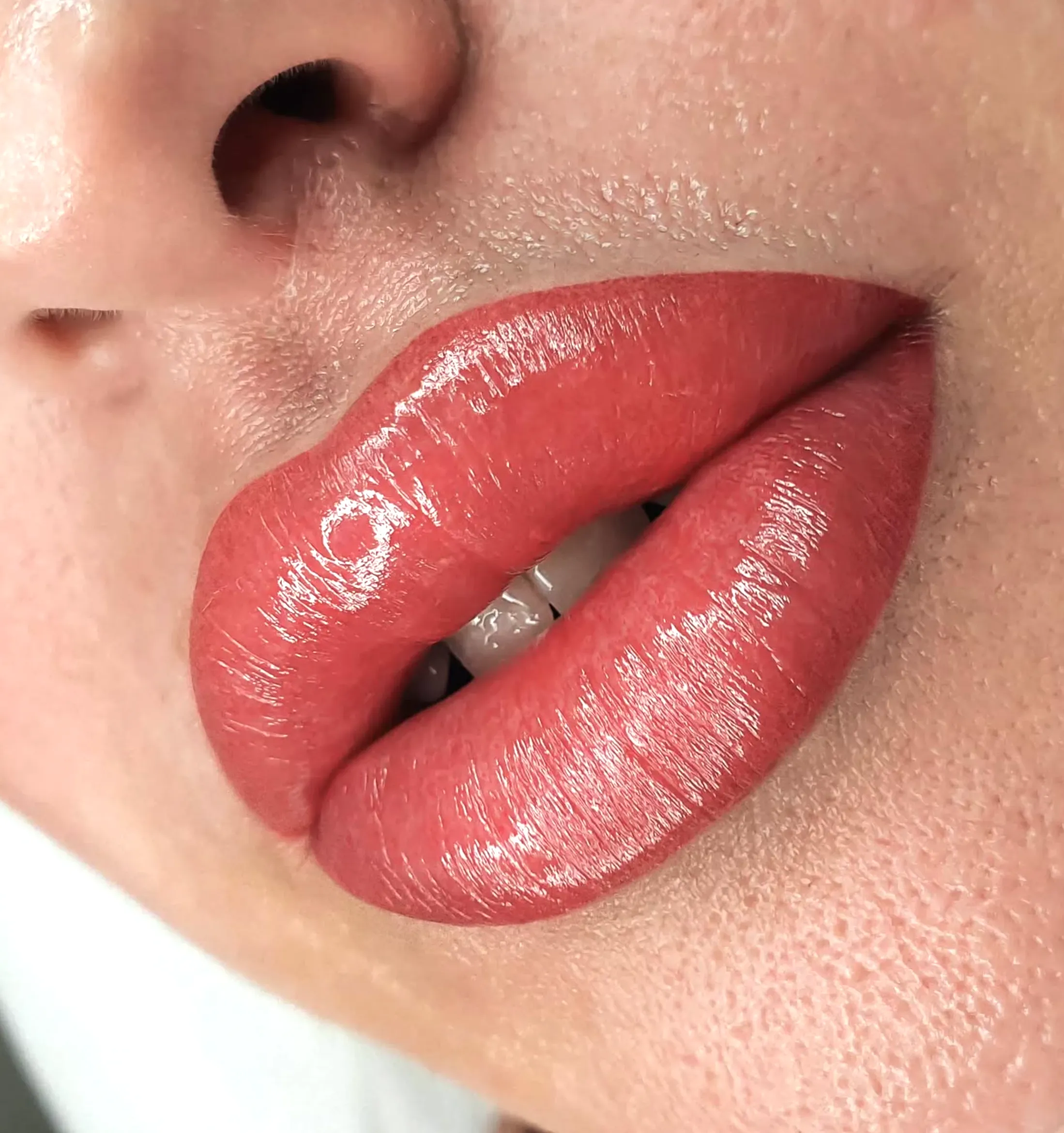 lip blush healing process